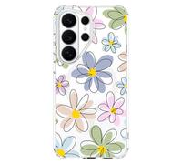 MOSNOVO Coque pour Samsung Galaxy S26 Ultra, Coque Transparente Compatible avec MagSafe, Protection Antichoc Militaire 6,6 ft, Coque Magnétique de Protection,Floraison linéaire