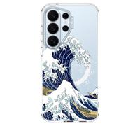 MOSNOVO Coque pour Samsung Galaxy S26 Ultra, Coque Transparente Compatible avec MagSafe, Protection Antichoc Militaire 6,6 ft, Coque Magnétique de Protection,Grande Vague