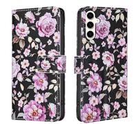 Mosoris Coque pour Samsung Galaxy A26 5G Housse en RFID Protection Premium PU Cuir Portefeuille Fermoir Magnétique Fentes pour Cartes Protection Contre Les Chutes Flip Case Rose