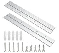 MospdyGear Lot de 2 barres de cales françaises robustes de 30 cm - Supports de montage mural en aluminium - Idéal pour cadres photo, miroirs et œuvres d'art