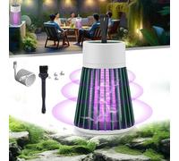 MosqiShock Lamp, Ultimate Mosquito Repellent Lamp - Enjoy a Mosquito-Free Summer, Portable & Waterproof ZapGuard Bug Zapper, Powerful Bug Zapper for Indoor, Outdoor, Camping (Blue)