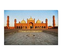 Mosquée Badshahi, Lahore, Pakistan, Puzzle 1000 pièces, Jeu pour Adultes, Souvenir de Voyage, 50 x 70 cm
