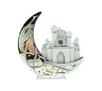 Mosquée en bois éclairée pour l'Aïd - Décoration pour le Ramadan, musulmans, festival islamique, Aïd