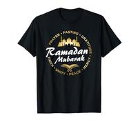 Mosquée Islamique du Ramadan Kareem Coran Musulmane Eid Mubarak T-Shirt