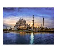 Mosquée Sheikh Zayed de l'émirat d'Abu Dhabi, la Structure architecturale des Émirats Arabes Unis, Le Puzzle de 1000 pièces de la mosquée de la Tour