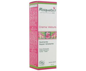 Mosqueta's Rose Crème Velours Super Hydratante Bio Flacon 50ml