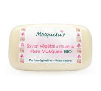 Mosqueta's Savon Végétal à l'Huile de Rose Musquée Bio 125g