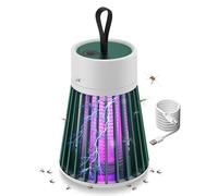 Mosquito Killer Lamp, Mosquito Zapper Fly Killer, Portable Bug Zapper with Brush, UV Lamp, 360°Attract Insect Fly Zapper for Camping,Indoor Outdoor, Home, Bedroom (Green)