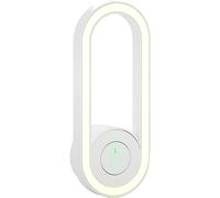 Mosquito Killer with LED Light, Electric Fly Bug Zapper Silent Repellent Night Light for The Home Indoor, Plug-in ultrasonic Pest Repellent Mosquito Killer Lamp(White)