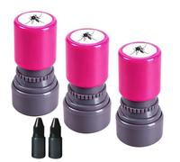 Mosquito Stamp, Funny Self Inking Mosquito Ink Stamp for Party & Office Pranks, Smashed Bug Print Novelty Toy (Style C)