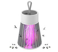Mosquito Zapper,Lampe Anti Moustique,2025 Lampe Anti-moustiques imperméable,Lampe Anti Moustique Rechargeable,Camping Light, Mosquito Repellent Light,pour Camping, Jardins, intérieur (Gris)