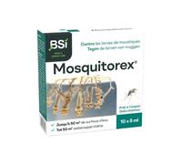 MOSQUITOREX - contre les larves et les oeufs de moustiques 10x5ml jusqu'à 50m²
