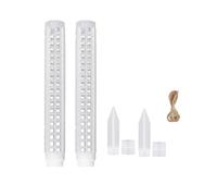 Moss Pole Tuteur à Mousse Empilable 63 Cm | Tuteur pour à Motif Treillis Pour Orchidée Tomate Grimpante Jardin Pot D'Intérieur Et D'Extérieur