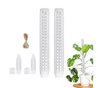 Moss Pole Tuteur à Mousse Empilable 63 Cm | Tuteur pour à Motif Treillis Pour Orchidée Tomate Grimpante Jardin Pot D'Intérieur Et D'Extérieur