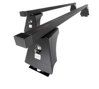 Mossa Barres de Toit en Acier adapté pour Citroen Jumper II Van (2006-2014) - Porte-Bagages de Voiture Noir - Points de Montage