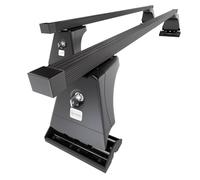 Mossa Barres de Toit en Acier adapté pour Peugeot Expert Van (2004-2006) - Porte-Bagages de Voiture Noir - Points de Montage