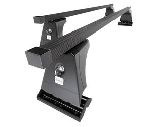 Mossa Barres de Toit en Acier adapté pour Peugeot Expert Van (2004-2006) - Porte-Bagages de Voiture Noir - Points de Montage