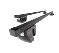 Mossa Barres de Toit en Acier adapté pour Porsche Cayenne SUV (2002-2009) - Porte-Bagages de Voiture Noir - Rails