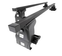 Mossa Barres de Toit en Acier adapté pour Toyota Land Cruiser Prado SUV (2002-2007) - Porte-Bagages de Voiture Noir - Toit Normal