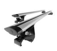 Mossa Barres de Toit en Aluminium adapté pour Audi A4 B9 Avant (2016-2024) - Porte-Bagages de Voiture Argent - Rails intégrés 2