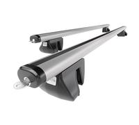 Mossa Barres de Toit en Aluminium adapté pour Dacia Duster II SUV (2018-2024) - Porte-Bagages de Voiture Argent - Rails 1