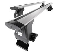 Mossa Barres de Toit en Aluminium adapté pour Hyundai H-1 Van (2008-2021) - Porte-Bagages de Voiture Argent - Toit Normal 2