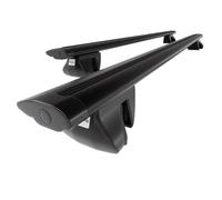 Mossa Barres de Toit en Aluminium adapté pour Porsche Taycan Cross Turismo (2020- ) - Porte-Bagages de Voiture Noir - Rails intégrés 2