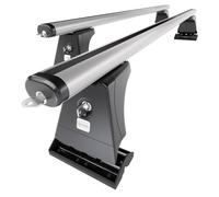 Mossa Barres de Toit en Aluminium adapté pour Renault Kangoo Maxi Van (2010-2021) - Porte-Bagages de Voiture Argent - Points de Montage 1