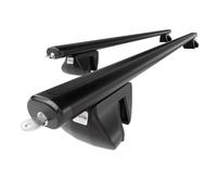 Mossa Barres de Toit en Aluminium adapté pour Renault Koleos II SUV (2017-2023) - Porte-Bagages de Voiture Noir - Rails intégrés 1
