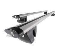 Mossa Barres de Toit en Aluminium adapté pour Volvo XC70 Crossover (2007-2016) - Porte-Bagages de Voiture Argent - Rails 2