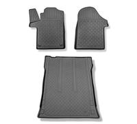 Mossa Ensemble: Tapis de Voiture en TPE + Tapis de Coffre adaptables pour Mercedes-Benz Vito W447 Tourer (10.2014- ) - ver3 - G