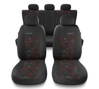 Mossa Housses de siège adaptées pour Fiat Punto Grande, Evo, 2012 (2005-2018) - Housse Siege Voiture universelles - Couverture Siege - Une-RD