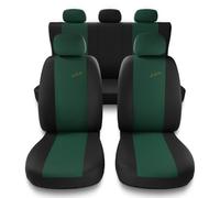 Mossa Housses de siège adaptées pour Mitsubishi L200 I, II, III, IV, V, VI (1993- ) - Housse Siege Voiture universelles - Couverture Siege - X.R-GR