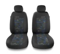 Mossa Housses siège adaptées pour Citroen C3 Picasso Van 2008-2017 2UNE-BL