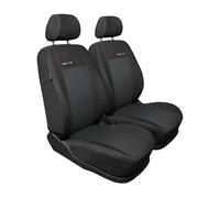 Mossa Housses siège sur Mesure adaptées pour Dacia Dokker Van 2012-2017 2E3 | seulement les sièges avant - deux simple