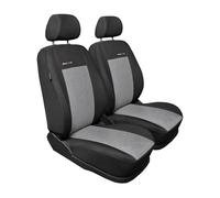 Mossa Housses siège sur Mesure adaptées pour Fiat Fiorino Van 2009-2016 E2 | seulement les sièges avant - deux simple
