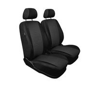 Mossa Housses siège sur Mesure adaptées pour Fiat Fiorino Van 2009-2016 R1 | seulement les sièges avant - deux simple
