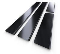 Mossa Kit de Plaque de seuils de Porte en Acier adapté pour Seat Ibiza IV 6J FL Hayon 5 Portes (2012-2017) - St - Noir (Surface poncée)