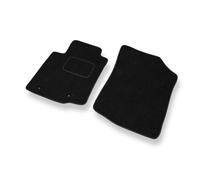 Mossa Tapis de Sol adaptés pour Citroen C1 II Hayon 2014-2021 2 pcs Noir S