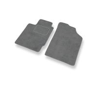 Mossa Tapis de Sol adaptés pour Renault Clio II Berline 1998-2012 2pcs Gris