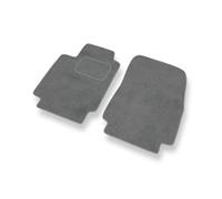 Mossa Tapis de Sol adaptés pour Renault Clio III Hayon 2005-2013 2 pcs Gris