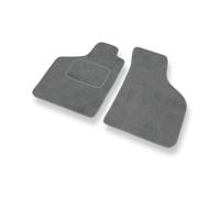 Mossa Tapis de Sol adaptés pour Renault Twingo I Hayon 1992-2007 2 pcs Gris
