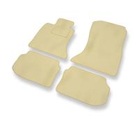 Mossa Tapis de Sol compatibles avec BMW 5 M5 V F10 FL 2013-2017 4 pcs Beige