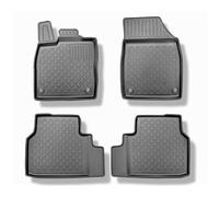 Mossa - Tapis de Sol compatibles avec VW Volkswagen ID.4 SUV 2020-. 4 pcs G | sous le rangement dans la deuxième rangée de sièges