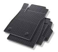 Mossa Tapis de Sol en Caoutchouc adapté pour Opel Mokka SUV (2012-2019) - Noir - Tapis de Voiture