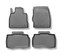 Mossa Tapis de Sol en TPE adapté pour Ford Explorer VI Plug-in-Hybrid SUV (01.2020- ) - Tapis de Voiture - Noir - C