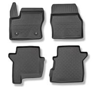 Mossa Tapis de Sol en TPE adapté pour Ford Tourneo Connect II Van (01.2014-2022) - Tapis de Voiture - Noir - G