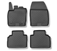 Mossa Tapis de Sol en TPE adapté pour Ford Tourneo Courier Van (06.2014-2023) - Tapis de Voiture - Noir - G
