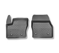 Mossa Tapis de Sol en TPE adapté pour Ford Transit Connect Van (01.2014-2023) - Tapis de Voiture - Noir - G