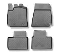 Mossa Tapis de Sol en TPE adapté pour Renault Arkana E-Tech Hybrid SUV (03.2021- ) - Tapis de Voiture - Noir - G